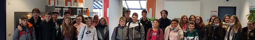 Die Klassen 8M und 8G im BIZ Regensburg