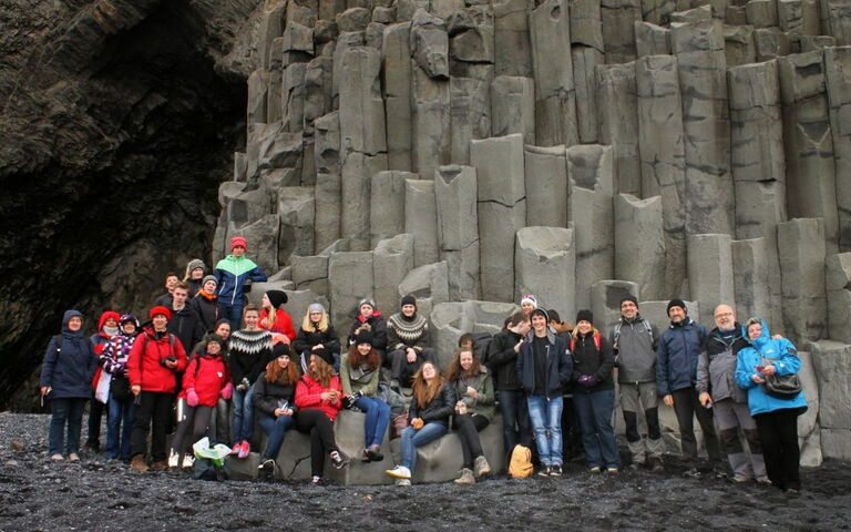 4. Meeting in Vik, Island